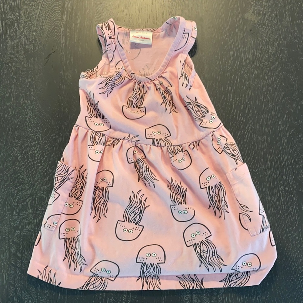Hanna Anderson pink jellyfish swing dress